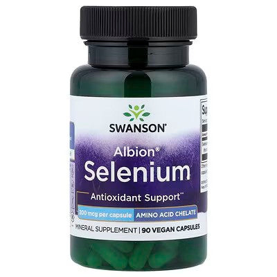 Swanson Albion Selenium, 200mcg - 90 Vcaps - Lilly's Pharmacy