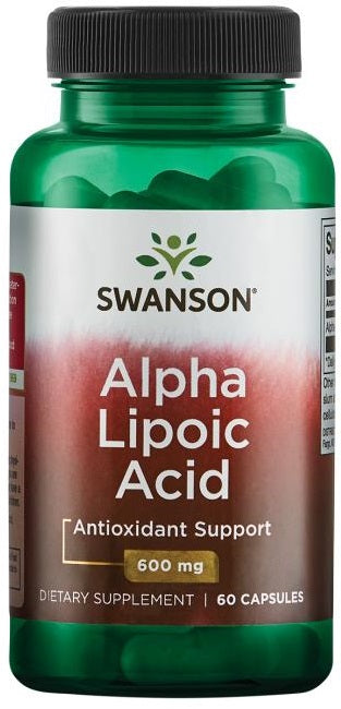 Swanson Alpha Lipoic Acid, 600mg - 60 Caps - Lilly's Pharmacy