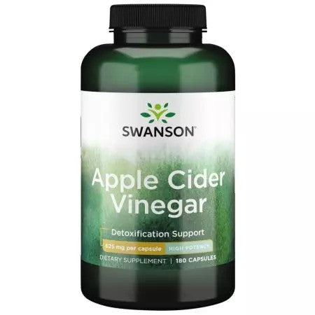 Swanson Apple Cider Vinegar, 1250mg High Potency - 180 Caps - Lilly's Pharmacy