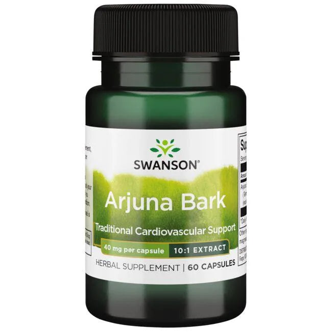 Swanson Arjuna Bark (10:1) Extract, 40mg - 60 Caps - Lilly's Pharmacy