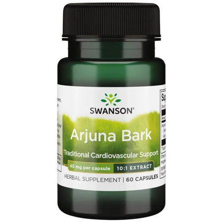 Swanson Arjuna Bark (10:1) Extract, 40mg - 60 Caps - Lilly's Pharmacy