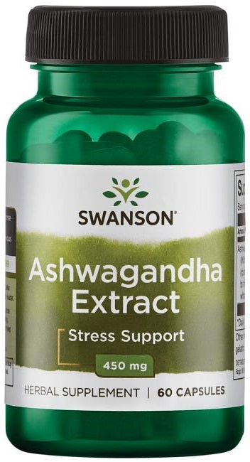 Swanson Ashwagandha Extract, 450mg - 60 Caps - Lilly's Pharmacy
