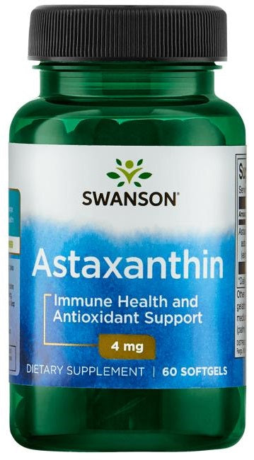 Swanson Astaxanthin, 4mg - 60 softgels - Lilly's Pharmacy