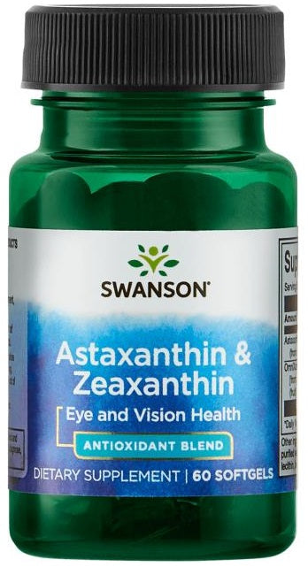 Swanson Astaxanthin & Zeaxanthin - 60 softgels - Lilly's Pharmacy