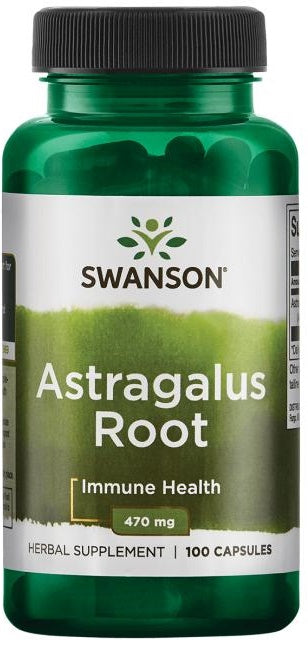 Swanson Astragalus Root, 470mg - 100 Caps - Lilly's Pharmacy