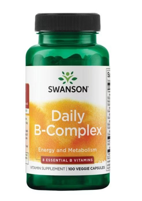 Swanson B-Complex, Daily - 100 Vcaps - Lilly's Pharmacy