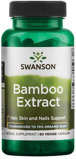 Swanson Bamboo Extract - 60 Vcaps - Lilly's Pharmacy