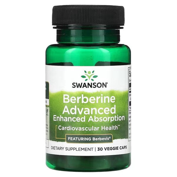 Swanson Berberine Advanced Enhanced Absorption - 30 Vcaps - Lilly's Pharmacy