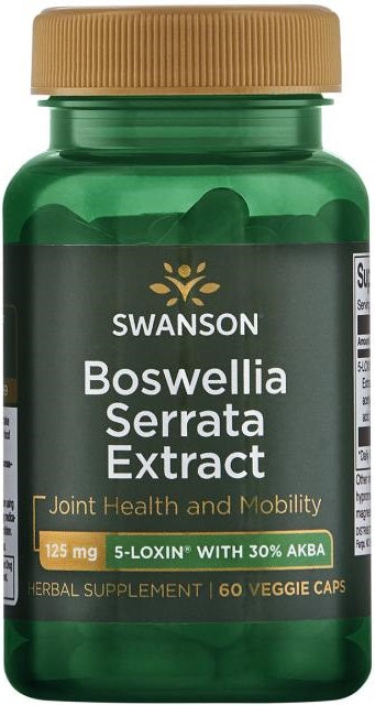 Swanson Boswellia Serrata Extract, 125mg - 60 Vcaps - Lilly's Pharmacy