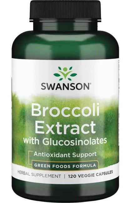 Swanson Broccoli Extract with Glucosinolates - 120 Vcaps - Lilly's Pharmacy