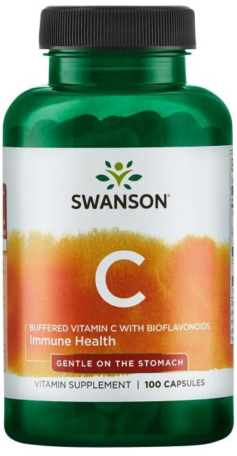 Swanson Buffered Vitamin C with Bioflavonoids - 100 Caps - Lilly's Pharmacy