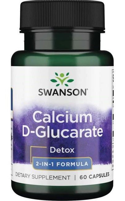 Swanson Calcium D-Glucarate - 60 Caps - Lilly's Pharmacy