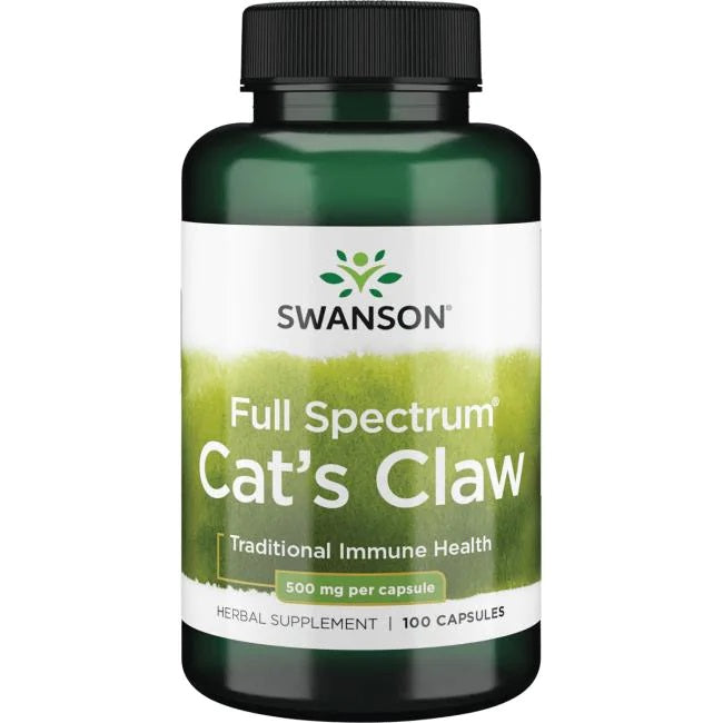 Swanson Cat's Claw, 500mg - 100 Caps - Lilly's Pharmacy