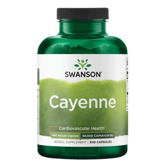 Swanson Cayenne, 450mg - 300 caps - Lilly’s Pharmacy & Health Store