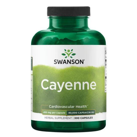 Swanson Cayenne, 450mg - 300 caps - Lilly’s Pharmacy & Health Store