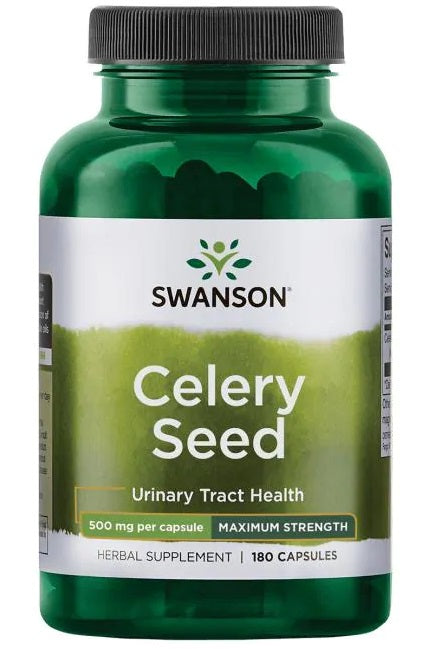 Swanson Celery Seed, 500mg - 180 Caps - Lilly's Pharmacy