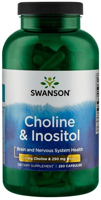 Swanson Choline & Inositol - 250 Caps - Lilly's Pharmacy