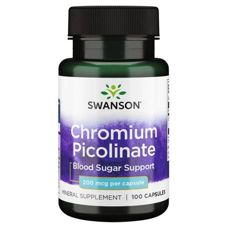Swanson Chromium Picolinate, 200mcg - 100 Caps - Lilly's Pharmacy