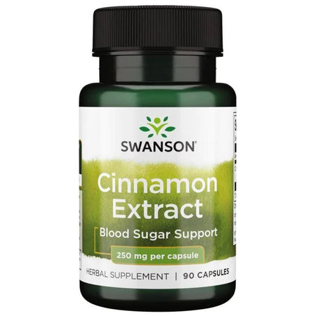 Swanson Cinnamon Extract, 250mg - 90 Caps - Lilly's Pharmacy