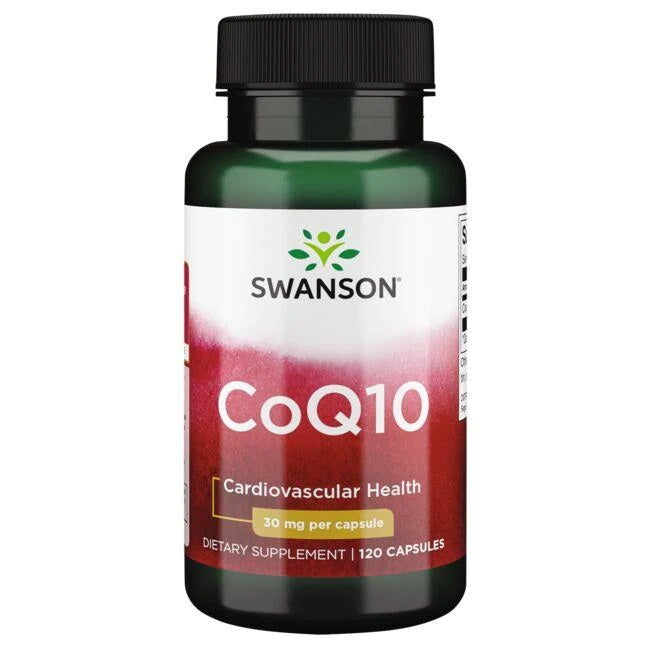 Swanson CoQ10, 30mg - 120 Caps - Lilly's Pharmacy