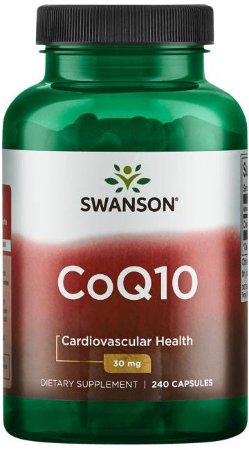 Swanson CoQ10, 30mg - 240 Caps - Lilly's Pharmacy