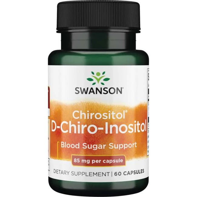 Swanson D-Chiro-Inositol, 85mg - 60 Caps - Lilly's Pharmacy