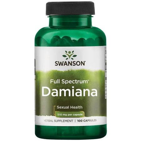 Swanson Damiana, 510mg - 100 Caps - Lilly's Pharmacy