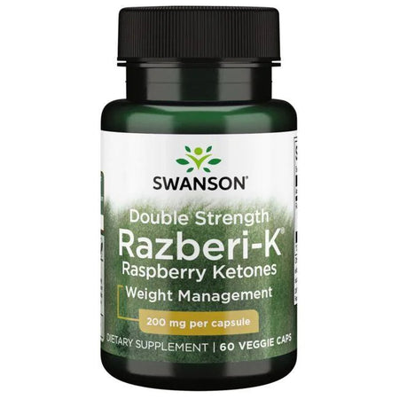 Swanson Double Strength Razberi - K, 200mg - 60 vcaps - Lilly’s Pharmacy & Health Store