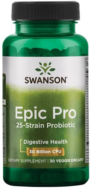 Swanson Epic Pro 25-Strain Probiotic - 30 Vcaps - Lilly's Pharmacy