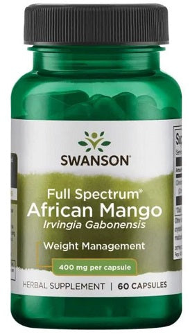 Swanson Full Spectrum African Mango (Irvingia Gabonensis), 400mg - 60 Caps - Lilly's Pharmacy