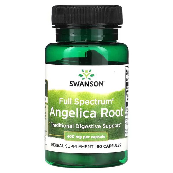 Swanson Full Spectrum Angelica Root, 400mg - 60 Caps - Lilly's Pharmacy