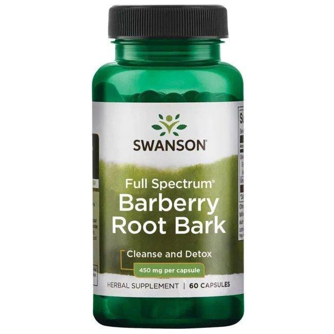 Swanson Full Spectrum Barberry Root Bark, 450mg - 60 caps - Lilly’s Pharmacy & Health Store