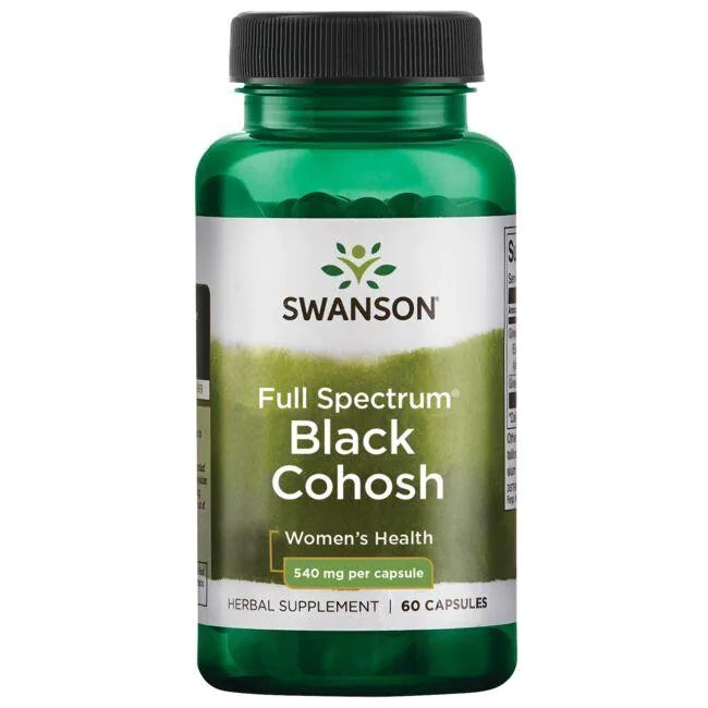 Swanson Full Spectrum Black Cohosh, 540mg - 60 Caps - Lilly's Pharmacy