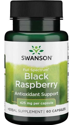 Swanson Full Spectrum Black Raspberry, 425mg - 60 Caps - Lilly's Pharmacy