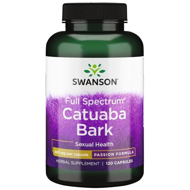 Swanson Full Spectrum Catuaba Bark, 465mg - 120 Caps - Lilly's Pharmacy