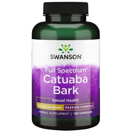 Swanson Full Spectrum Catuaba Bark, 465mg - 120 Caps - Lilly's Pharmacy