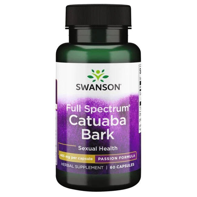 Swanson Full Spectrum Catuaba Bark, 465mg - 60 Caps - Lilly's Pharmacy