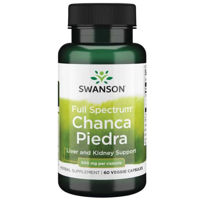 Swanson Full Spectrum Chanca Piedra, 500mg - 60 Vcaps - Lilly's Pharmacy