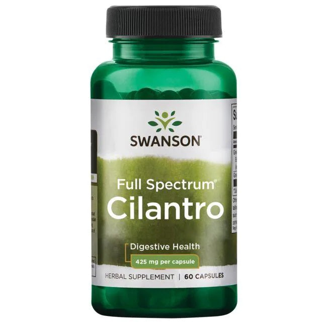 Swanson Full Spectrum Cilantro, 425mg - 60 Caps - Lilly's Pharmacy