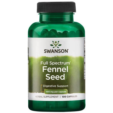 Swanson Full Spectrum Fennel Seed, 480mg - 100 Caps - Lilly's Pharmacy