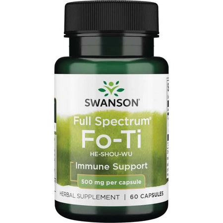 Swanson Full Spectrum Fo-Ti, 500mg - 60 Caps - Lilly's Pharmacy