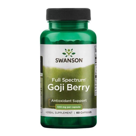 Swanson Full Spectrum Goji Berry, 500mg - 60 Caps - Lilly's Pharmacy