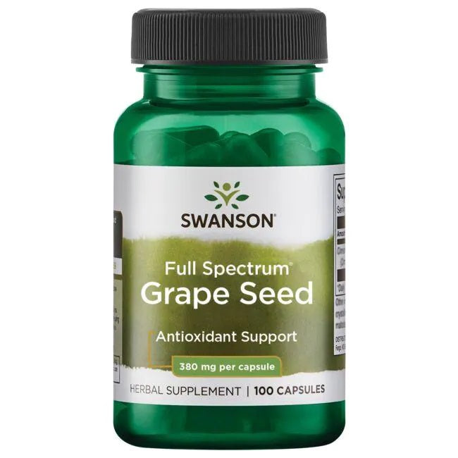 Swanson Full Spectrum Grape Seed, 380mg - 100 Caps - Lilly's Pharmacy