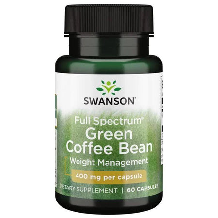 Swanson Full Spectrum Green Coffee Bean, 400mg - 60 Caps - Lilly's Pharmacy