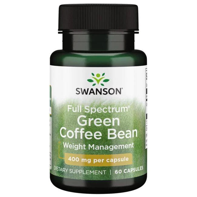 Swanson Full Spectrum Green Coffee Bean, 400mg - 60 Caps - Lilly's Pharmacy