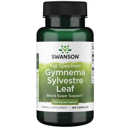 Swanson Full Spectrum Gymnema Sylvestre Leaf, 400mg - 100 Caps - Lilly's Pharmacy