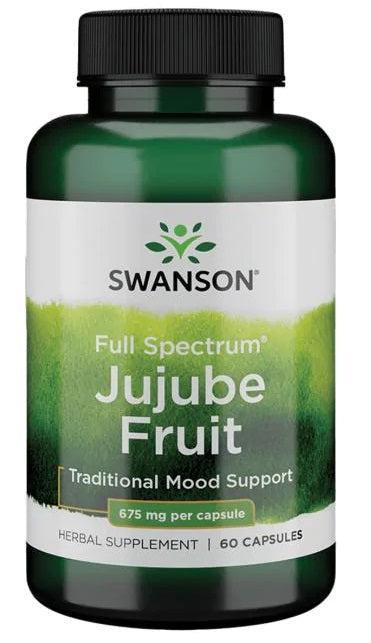 Swanson Full Spectrum Jujube Fruit, 675mg - 60 caps - Lilly’s Pharmacy & Health Store