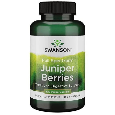 Swanson Full Spectrum Juniper Berries, 520mg - 100 Caps - Lilly's Pharmacy