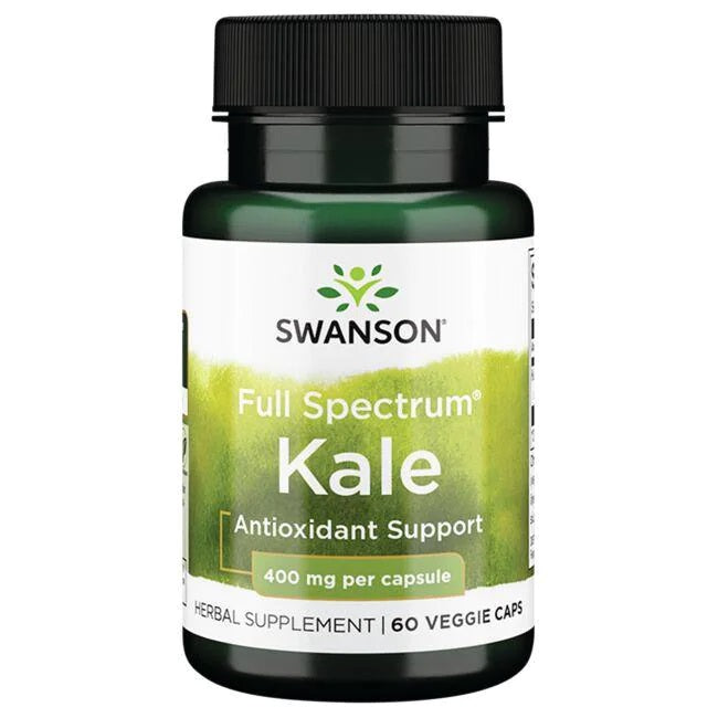 Swanson Full Spectrum Kale, 400mg - 60 vcaps - Lilly’s Pharmacy & Health Store