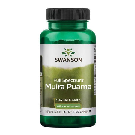 Swanson Full Spectrum Muira Puama, 400mg - 90 Caps - Lilly's Pharmacy